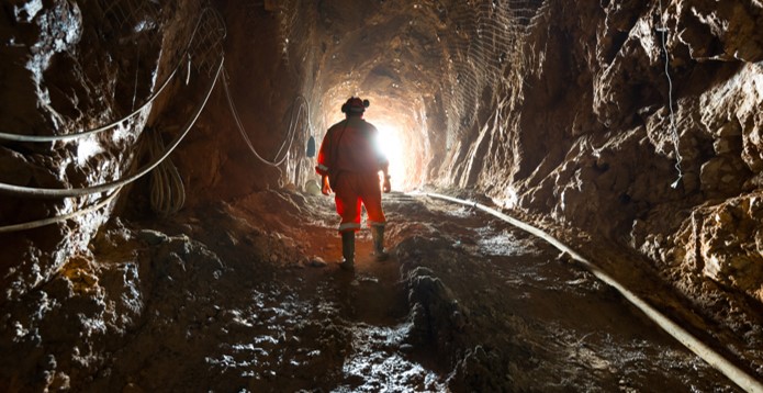 Miner underground Card