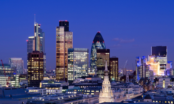 city of london skyskrapers pullout