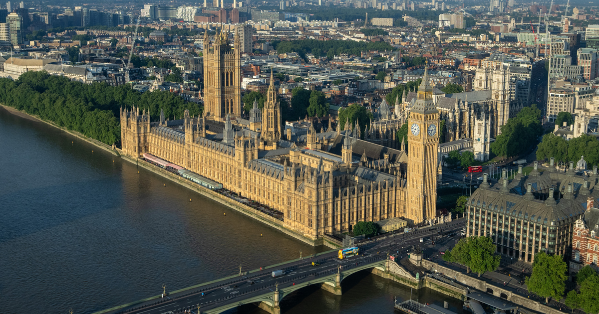 Houses of Parliament from the London Eye