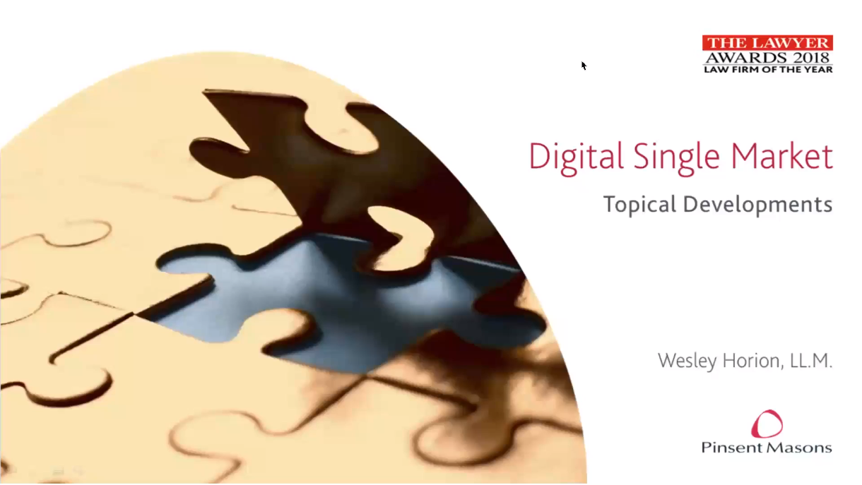 digital single market overview